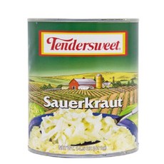 Tendersweet 德式酸菜 傳統工法醃製 口感清脆爽口 開封即食 搭配肉類料理, 1個, 大 (超取限1罐)