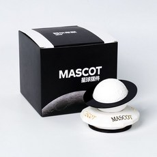 MASCOT 阿爾斯星球 擴香石擺件, 阿爾斯（星球）原色白-禮盒裝,桂花（5ml)香薰精油, 桂花