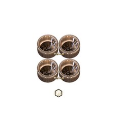 POSH 鈦合金活塞 適用BREMBO卡鉗活塞 CNC 484 1098 GP4RX 機車零件, 1個, 32mmx19mm 兩顆