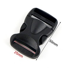 5-20개입 Meetee 25mm 블랙 플라스틱 릴리스 버클 백팩 벨트 조절 버클 여행가방 개 목걸이 클로저 패스너 클립 액세서리, [00] XP121, [00] 5Pcs