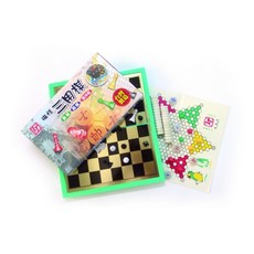 雷鳥 磁性三用棋 (象棋.跳棋.西洋棋) LT-30106 磁性棋盤 益智遊戲, 1個