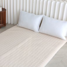 아르떼베딩 순면누빔 요매트 100%국산 바닥요(요커버+솜매트)_8CM, 크림, 모아