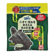 Hikari 高夠力 善玉菌烏龜飼料 三色飼料 大包裝 澤龜 水龜 巴西龜 專用, 1個, 善玉菌烏龜飼料 L顆粒 550g