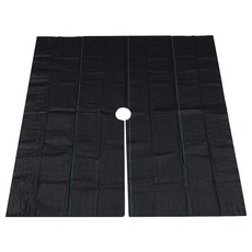 #20片裝#打孔防草布 抑草蓆 保濕 除草 透氣 防草布 除草布 遮草布 防草地布 園藝地布 防草地布 抑草布 地膜, 1個, 0.8米×0.8米（20片裝）