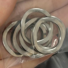 304 스테인리스 스틸 웨이브 크링클 와셔 크레스트 타입 가스켓 스프링 M3 M4 M5 M6 M8 M10 M12 M19 M21 M2, 13 M19x25x0.3 -10pcs