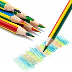 해외 MoonGoon M&G 스타킹 스터퍼 파스텔 무지개 색연필 4가지 색상 성인 및 아티스트를 위한 드로잉 펜슬 6개 크리스마스 컬러링 연필 북을 전문 미술 용품 미국매장정품, Neon.