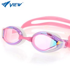 뷰 어린이 미러 안티포그 수경 V760JASAM, LVP, 1개