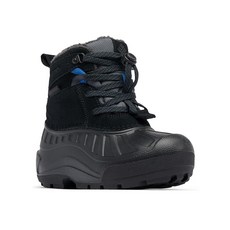 Columbia 유니 아동용 청소년용 파우더버그 알파인 방수 스노우 부츠 그래파이트/핑크 헤이즈 8 아동용