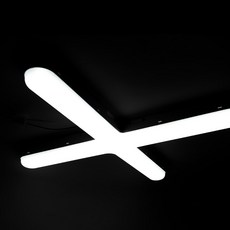 LED 십자등 형광등 100W 다용도등 천장등, E14 주광색, 1개