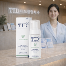 티드 클린 케어 입냄새 충치 구강케어용 거품치약, 1개, 100ml