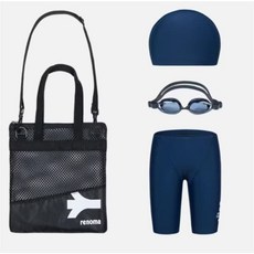 [브랜드정품]레노마수영복 *끈주머니증정* 남아 스마일 생존수영 키트/BS2F891-NV 초등생존수영키트 생존수영복세트