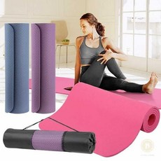 스토어-이유 트레이닝매트 스포츠 실내 패드 발레 미끄럼방지요가매트, 블루