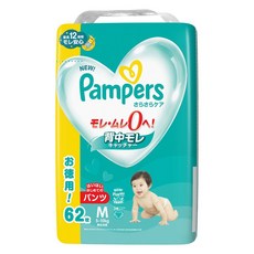 Pampers 幫寶適 乾爽護理爬行嬰兒紙尿褲, M, 62片
