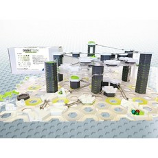 라벤스부르거 GraviTrax 스타터 플러스 세트 에코 패키지 232pcs PRO 버티컬 확장 포함, 1개