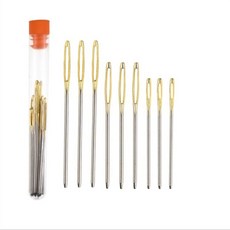 (1박스) 투명 플라스틱 봉제 바늘 보관 케이스 - 실밥 자수 뜨개질 및 여행용 봉제 키트용 휴대용 상자, S