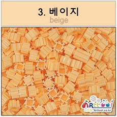 창의력 쑥쑥~ 쑥쑥블럭 디폼블럭 툭툭 벌크 리필 패키지 8mm/10mm 약 300개 27컬러, 3.베이지_10mm, 1개