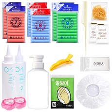 오라이브 할머니펌 셀프 파마 세트 7 8 9호 2개씩, 1세트, 혼합