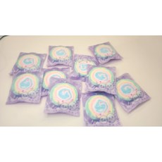 솜사탕연구소 포켓솜사탕 무지개 낱개포장 먹기편한 알록달록 봉지솜사탕, 10g, 1개