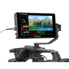 필월드 LUT6S 카메라 프리뷰 모니터 6인치 3D LUT 터치스크린, LUT6S+F970 배터리&충전기 세트