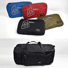 YESON尼龍圓筒折疊旅行袋 NZB102，輕便旅行收納袋, 紅, 1個