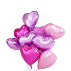 은박풍선 파티 하트 컬러 은박 풍선 중형 DD-09929 OKW7CAA44, 블루