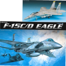 프라모델 아카데미 1대48 이글 (12257) F-15C대D, 본상품