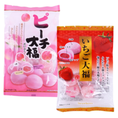 쿠보타 찹쌀떡 2종 세트 (딸기 찹쌀떡 113g + 복숭아 찹쌀떡 113g), 1세트