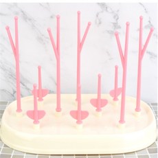 생활품위 플라스틱 병 건조대 물약병