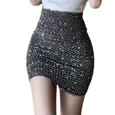 쌍천 무대의상 반짝이 옷 스커트 행사용품 파티 트로트 응원복 의상 치어리딩봄 가을