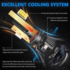 헤드라이트조명H8 PSX26W SP3W LED 라이트 전구 50W 2V 자동차 조명 4300K, 03 6000 천개 차가운 흰색, 01 PSX26W, 01