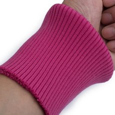 글로아픽 밑단패딩 니트 다리 소맷부리 손목밴딩 수선, F. 장미색