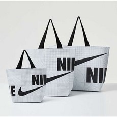나이키 리유저블백 에코백 NIKE 리유저블 가방 장바구니 타포린 쇼핑백 스우시 로고 도시락 가방, 1개