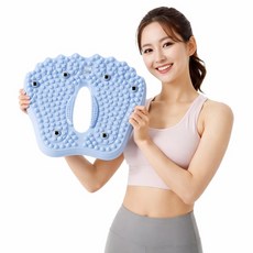 베스트바잉 가정용 무소음 친환경 지압 스텝퍼, 블루