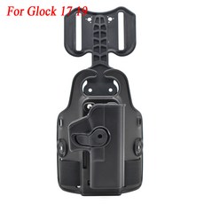 전술 오른손 드롭 다리 총 홀스터 GL 17 콜트 1911 베레타 M9 PX4 Strom 용 사냥 권총 허벅지 홀스터, for glock B