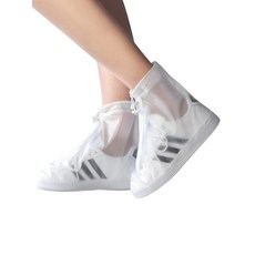 HTHOY&GOWY 여성용 및 남성용 신발 커버 방수 미끄럼 방지 갈로쉬 비, XL(Women 7.5-9,Men 5.5-7)