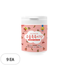 구름목욕시간 유아 입욕제 대팩 스위티푸르티, 500g, 9개