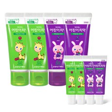 Dr. Jenny Kleine 覆盆子牙膏 Dr. Jenny Kleine 香蕉牙膏 Dr. Jenny Kleine 葡萄牙膏原味4支+4迷你, 覆盆子味&葡萄味套裝