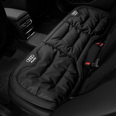 자동차시트커버 아우디 A4 A6 A3 Q3 Q5 Q2L A1 Q7 Q8 나팍가죽시트 쿠션 사계절용, 1개, 클래식블랙 뒷좌석 1개