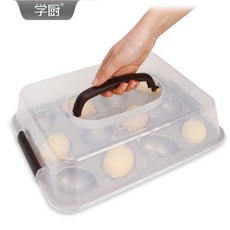 學廚12連檸檬磅蛋糕模具瑪德琳黃油年糕模具家用烘焙不粘烤盤烤箱, WK9750+WK9733-蛋糕蓋, 1個