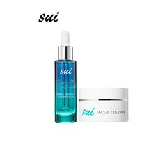 【SUI】年輕雙星組 - 胺淨潔顏霜56g 藍光前導滴肌菁30ml 贈B5保濕肌能水20ml 品牌旗艦店, 1個, 藍光前導滴肌菁- 清爽型