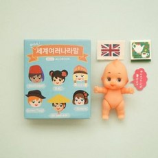 미니아코북 세계나라말북, 1개, 퍼즐/블럭 조각 수