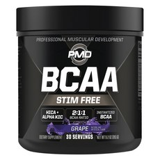 胺基酸BCAA Stim Free補充粉 葡萄口味, 1個, 261g