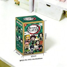 검은 칼날 블라인드 박스 네즈코 나비 무이치로 탄지로 피규어, 약 10cm, 랜덤 1개 A