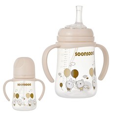 순수아 베이직 빨대컵 추 빨대 240ml, 1개, 베이직 빨대컵-추형