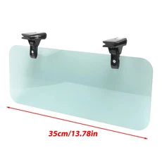 눈부심 방지 운전용 트럭 앞유리용 이중 클립이 있는 확장형 햇빛 가리개 범용 자동차 연장기 조절 가능, Grey