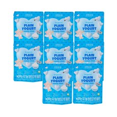 자연주의 유기농 하트요거트 플레인, 8개, 20g