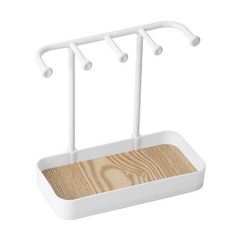 달루나 다용도 악세사리 진열대 정리대 트레이, 1개, 화이트1단