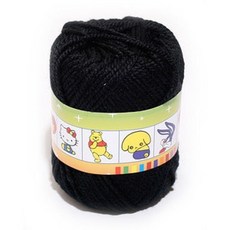 사무용품 뜨개질 뜨개실 준비물 털실(검정-45g), 본상품선택, 본상품선택