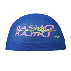 미즈노 스윔 수영 경기 수영 피트니스 수영 모자 메쉬 캡 2024년 가을·겨울 모델 유니섹스 N2JWB513 27 블루 사이즈 M