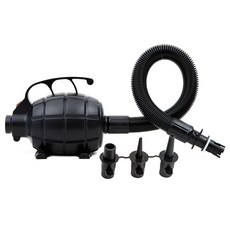 에어프렌즈 프리미엄 캠핑 수류탄 전동 펌프 에어펌프 600W, 수류탄펌프 블랙, 1개